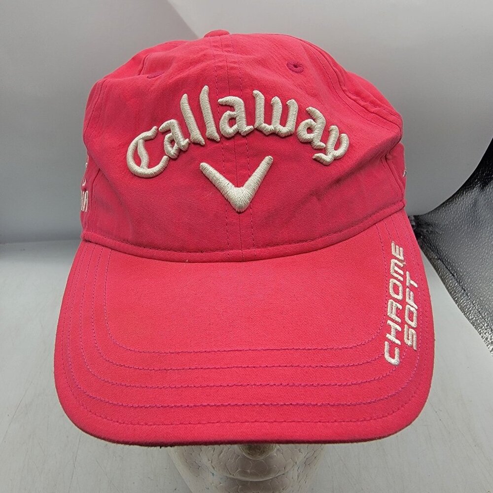 Callaway Chrome Soft XR Odyssey Big Bertha Womens Pink Hat Cap Athletic Outdoors
